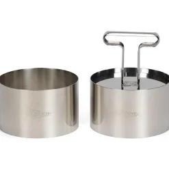 Patisse Taartring met Uitdrukker Ø9cm Set/3 New