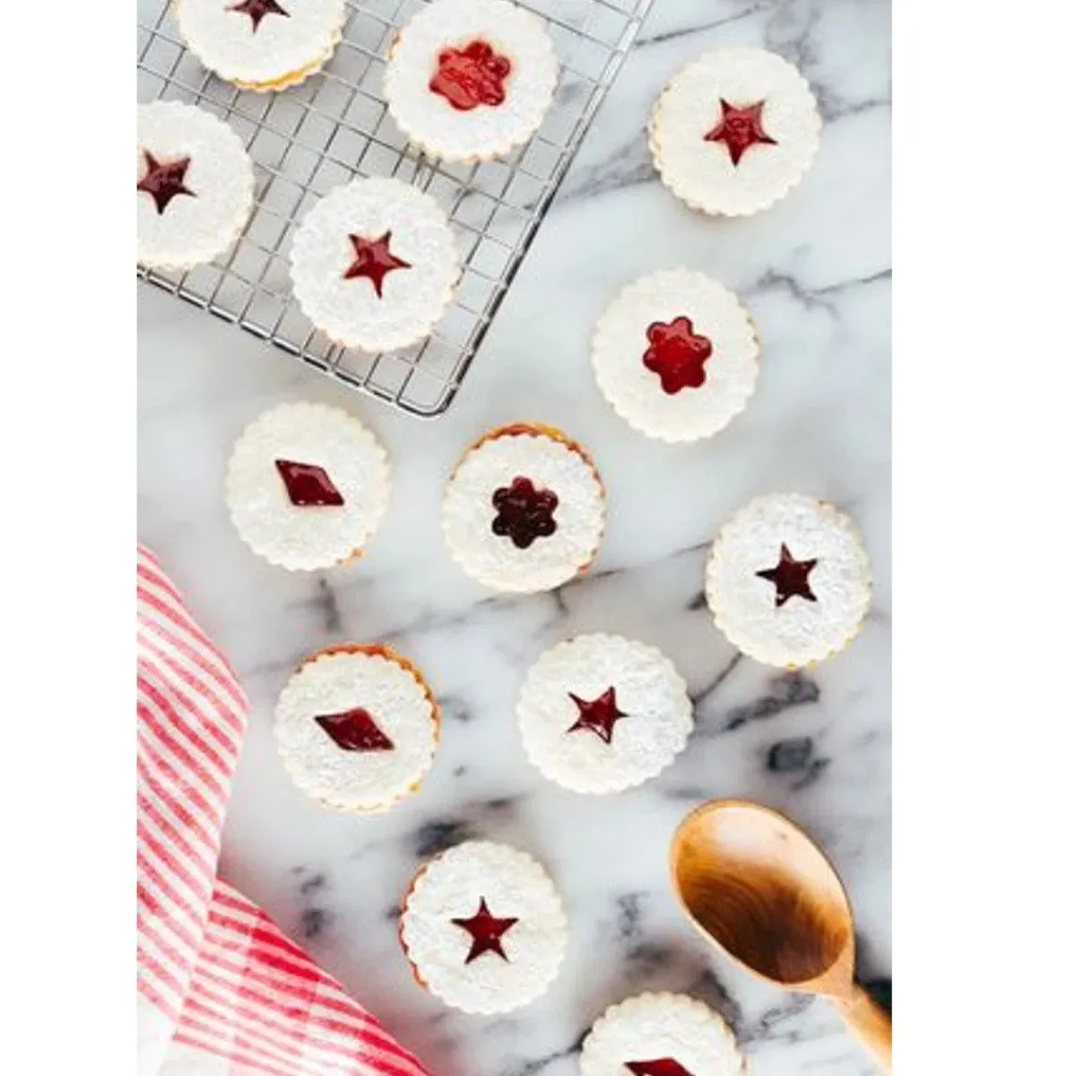 Patisse Uitsteker Linzer (Bloem/Ster/Vierkant) RVS 5cm Set/3 Best