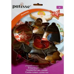 Patisse Uitstekers Kerst RVS 6-delig Discount