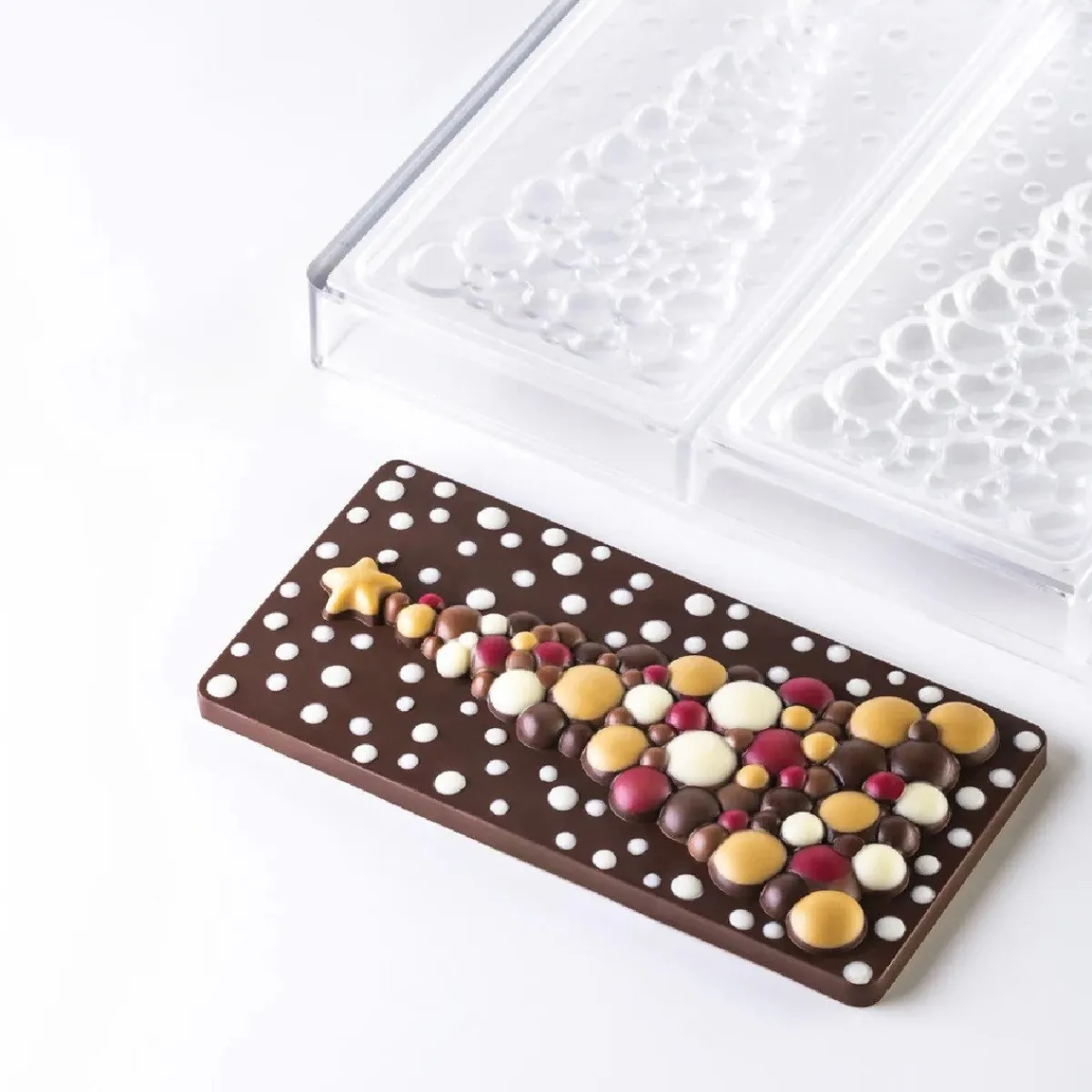 Pavoni Chocolademal Tablet Bubble Tree (3x) 154x77mm Online