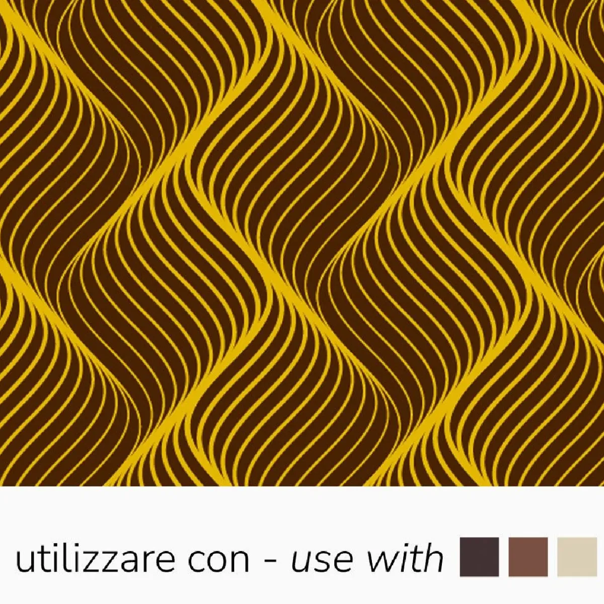 Pavoni Chocolade Transfersheets Gele Golven 34x26cm 10st Best
