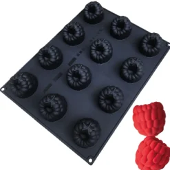 Pavoni Siliconen Vorm Frambozen 65x58mm (12) 40x30cm Outlet