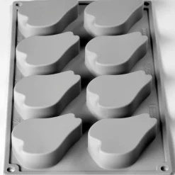 Pavoni Siliconen Vorm Halve Peer 75x54mm (8) 30x17,5cm Discount