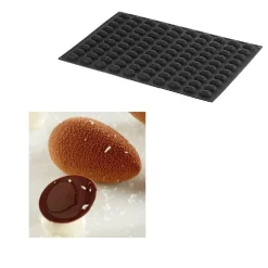 Pavoni Siliconen Vorm Mini Quenelle 42mm (100) 60x40cm Hot