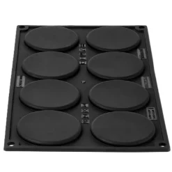 Pavoni Siliconen Vorm Mono Macaron Ø7x3,5cm (8) Set/2 New