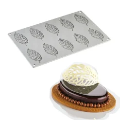 Pavoni Siliconen Vorm Pluimenblad 84x38mm (10) 30x17,5cm Clearance