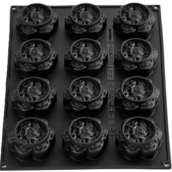 Pavoni Siliconen Vorm Rozen Ø80mm (12) 40x30cm Outlet