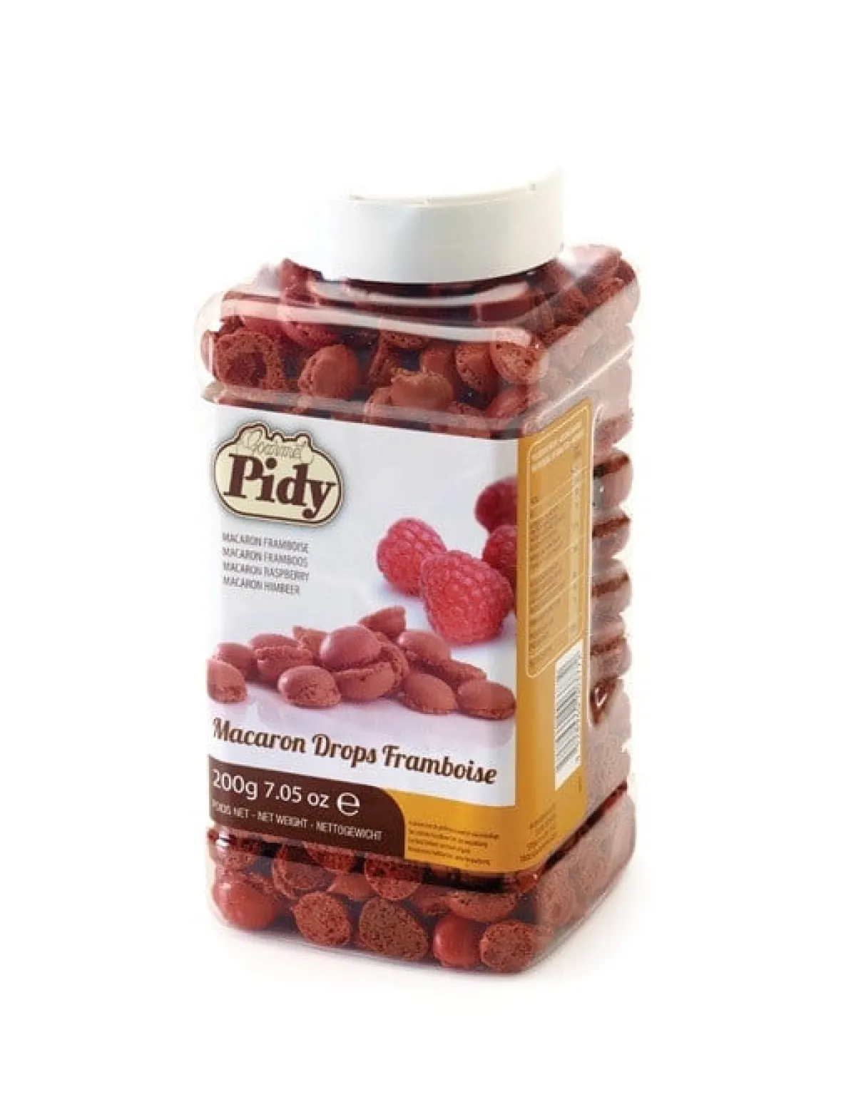Pidy Mini Macarons Framboos 200 gram Discount