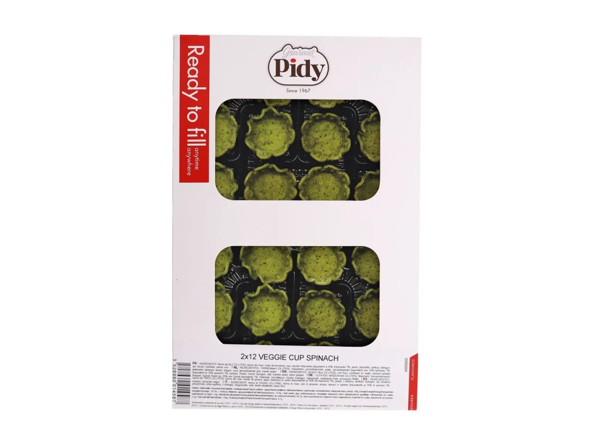 Pidy Veggie Cups Spinazie Ø3,3cm (24 st.) Sale