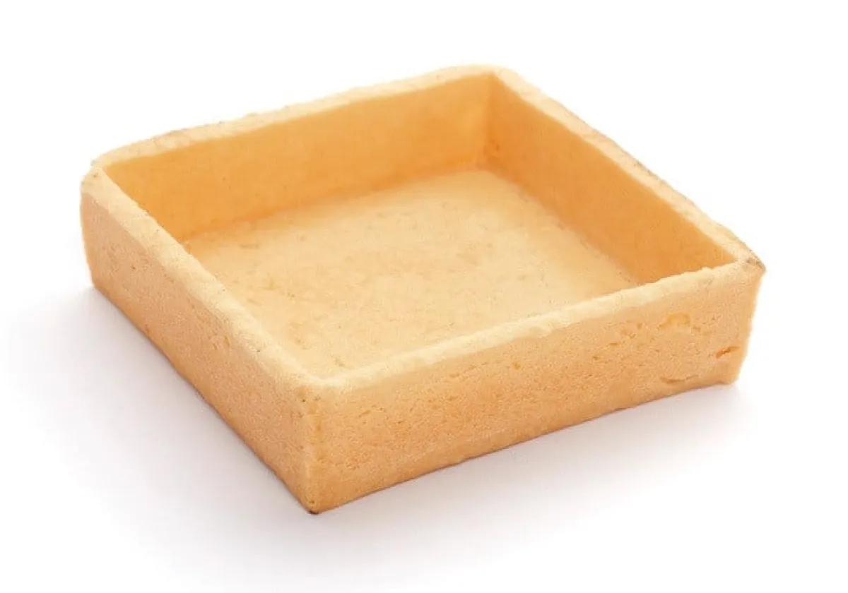 Pidy Zanddeegtartelette Vierkant 7x7x1,8cm (36 st.) Hot
