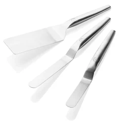 Plate-it Paletmes / Glaceermes doorgezet Set/3 New