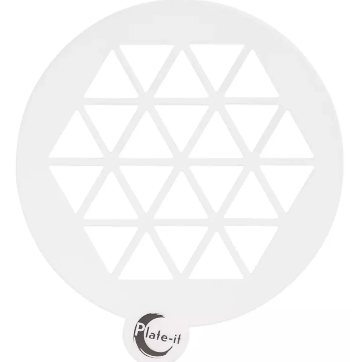 Plate-it Stencil Hexagon Set/6 Hot