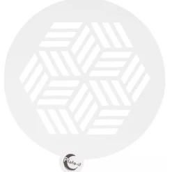 Plate-it Stencil Hexagon Set/6 Hot