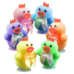 Overig Pluche Decoratie Kuikens Gekleurd Met Strik 4cm, 24 stuks Discount