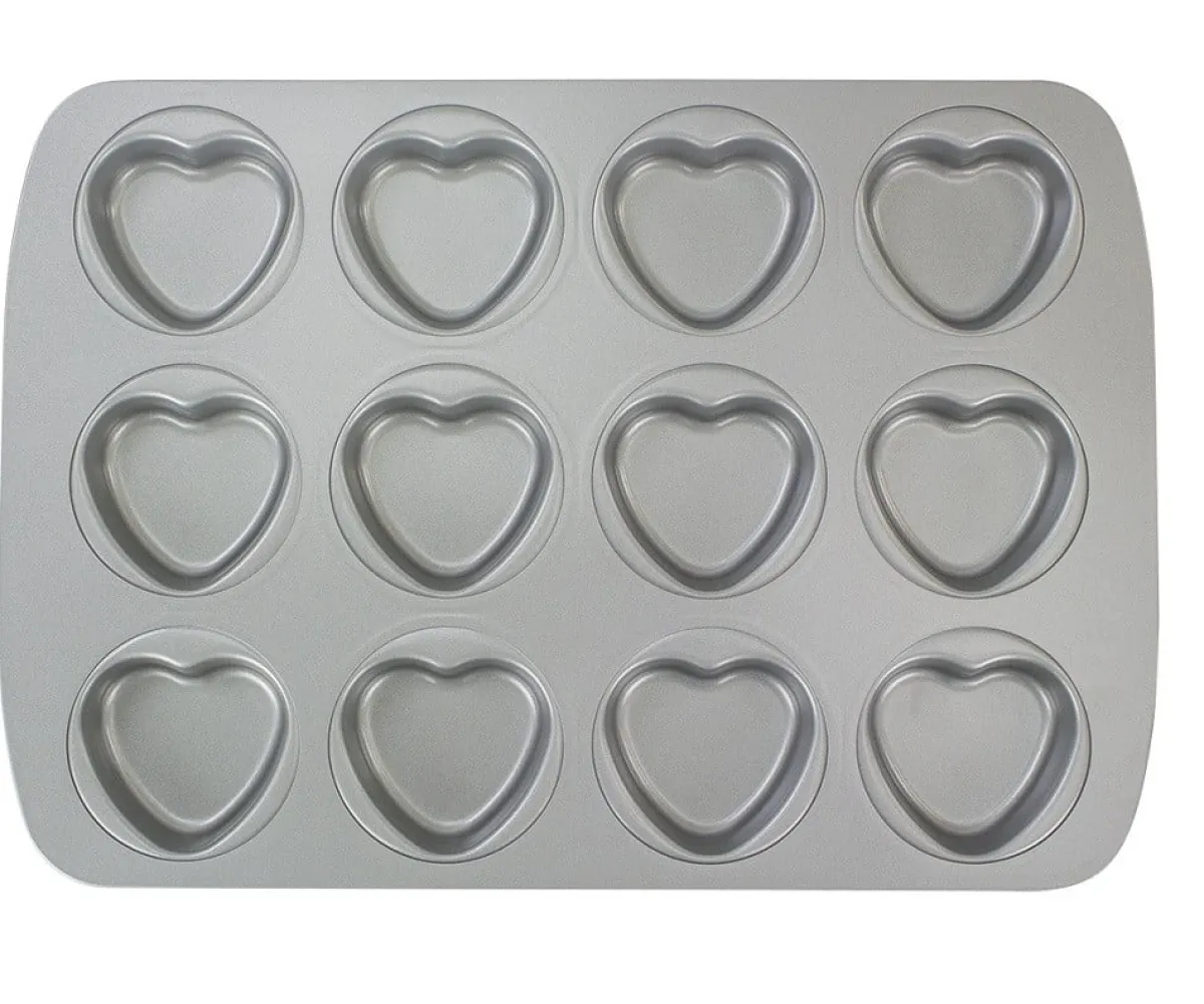 PME Bakvorm Hartjes 12 stuks Clearance