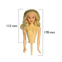 PME Barbie Doll Pick (Pin Popje) Blond New
