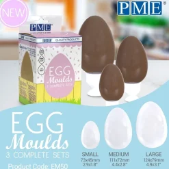 PME Chocolade Holvorm Ei 3-delig Online