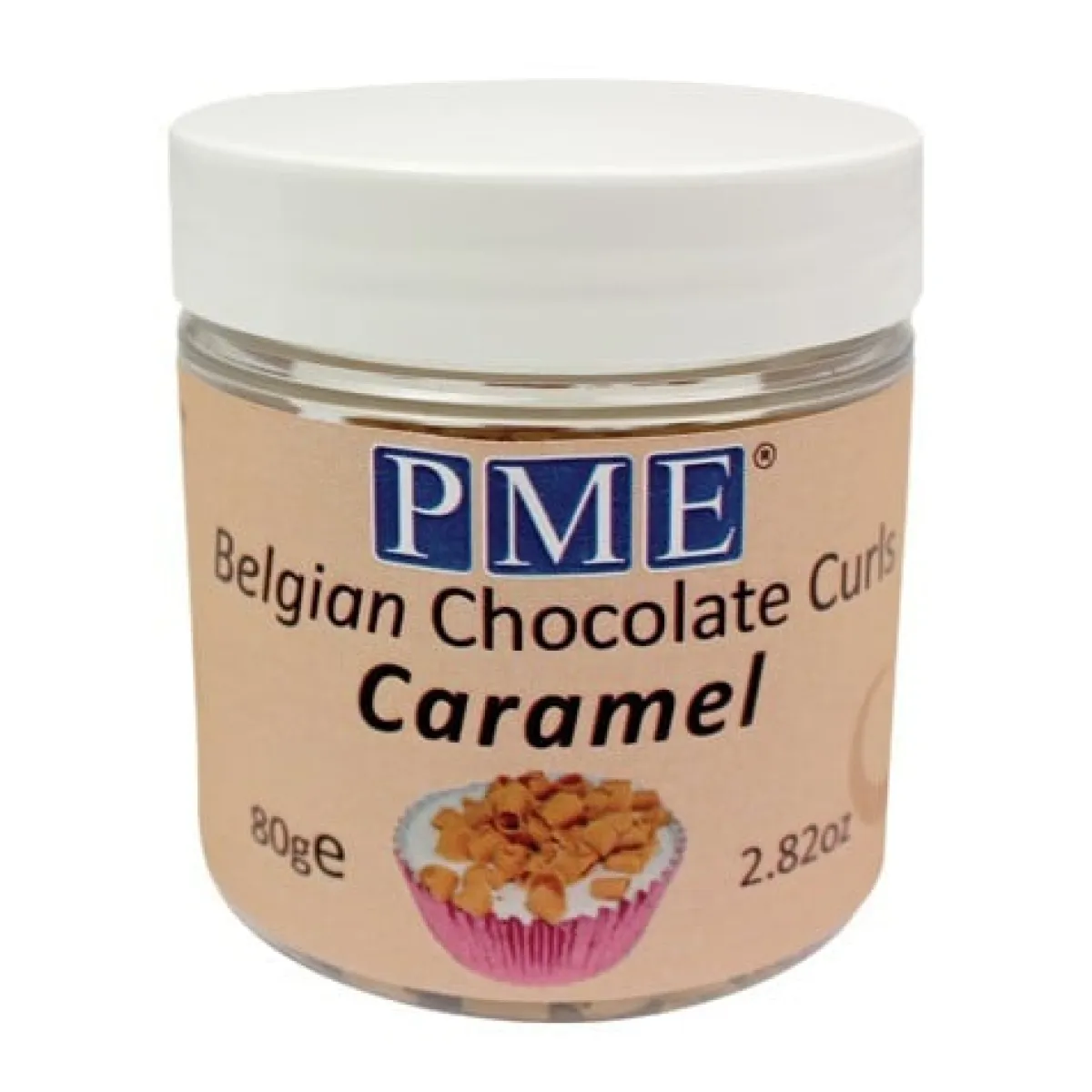 PME Chocoladekrullen Caramel 85 gram Discount