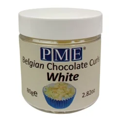 PME Chocoladekrullen Wit 85 gram Hot