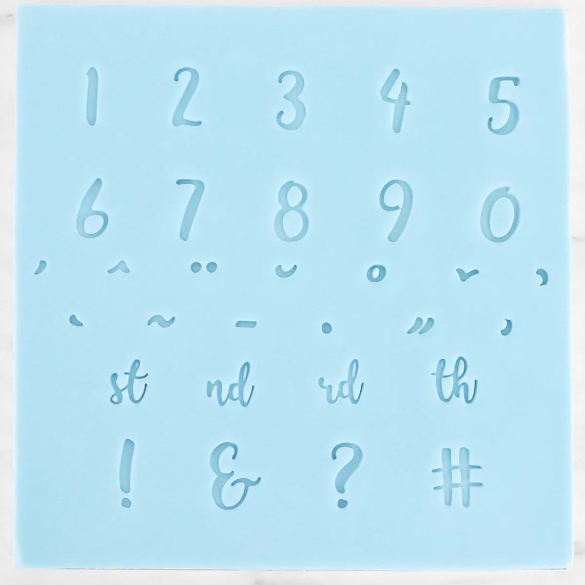 PME Cijfers & Tekens Stempelset Fun Fonts - Collectie 1 Hot