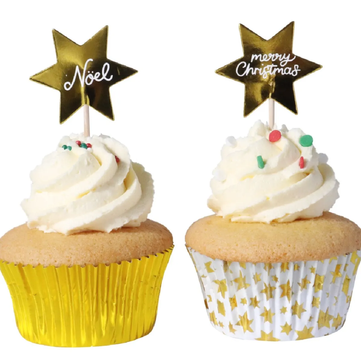 PME Cupcake Set Gouden Sterren 24st. Online