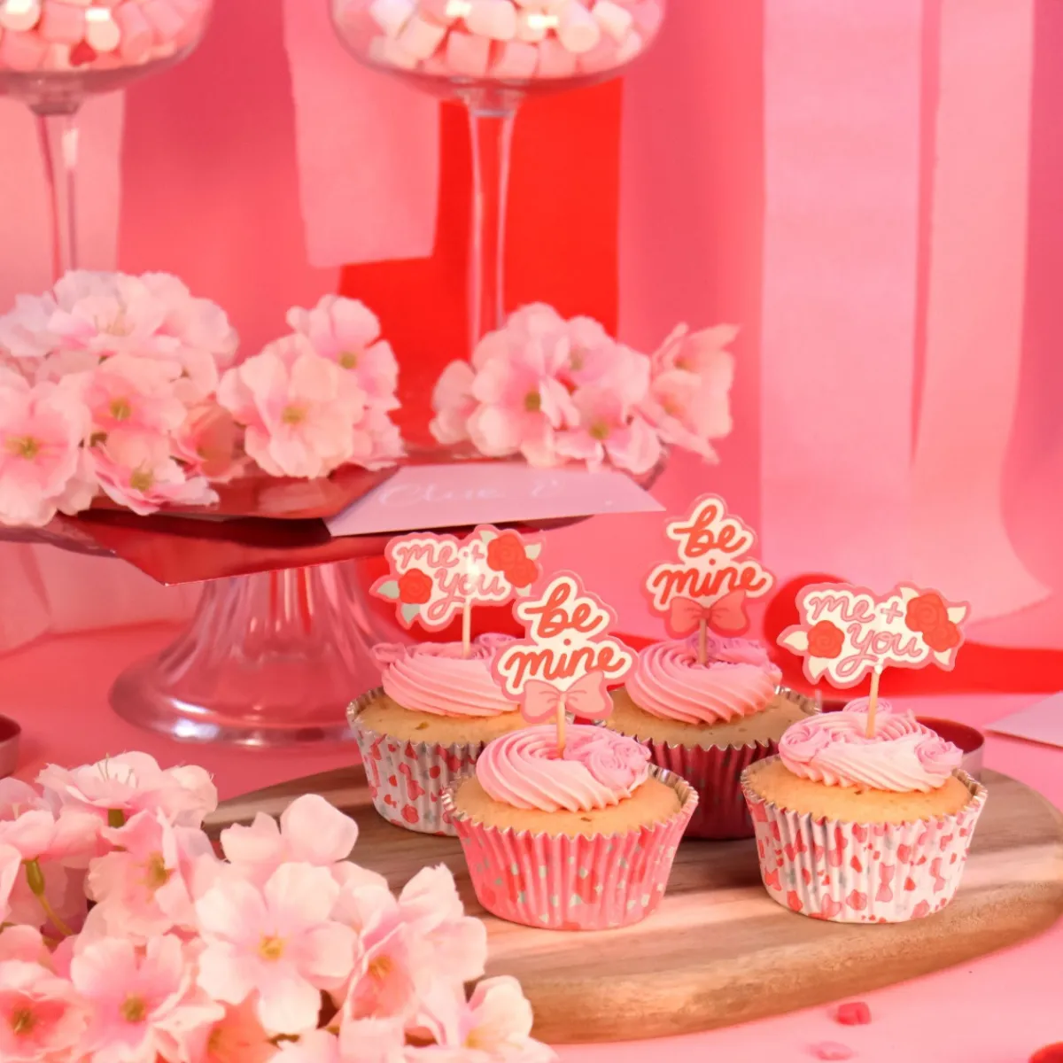 PME Cupcake Set Mijn Valentijn 24st. New