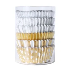 PME Cupcake Vormpjes Goud & Zilver 100st.