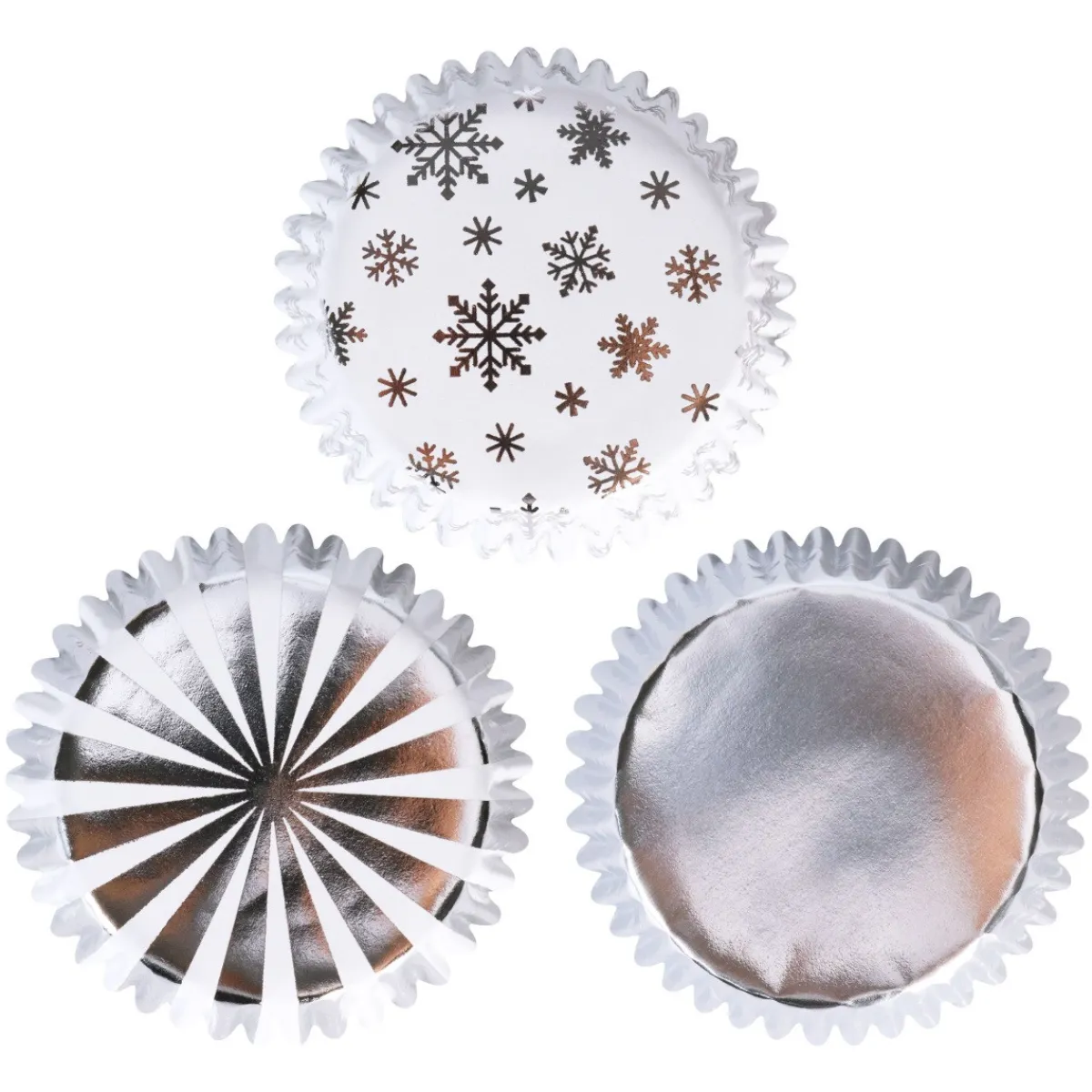 PME Cupcake Vormpjes Goud & Zilver 100st.