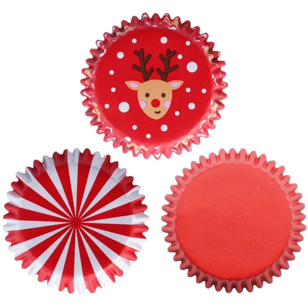 PME Cupcake Vormpjes Kerst Assortiment 100st. Clearance