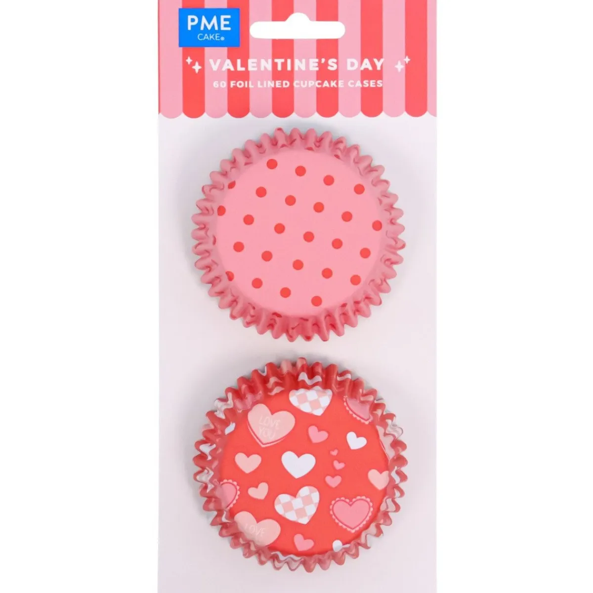 PME Cupcake Vormpjes Valentijn Ø52mm 60st. Hot