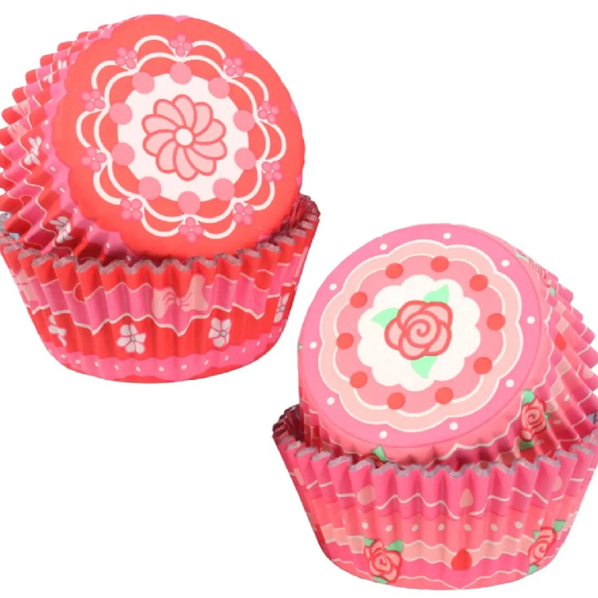 PME Cupcake Vormpjes Vintage Valentijn Ø52mm 60st. Discount