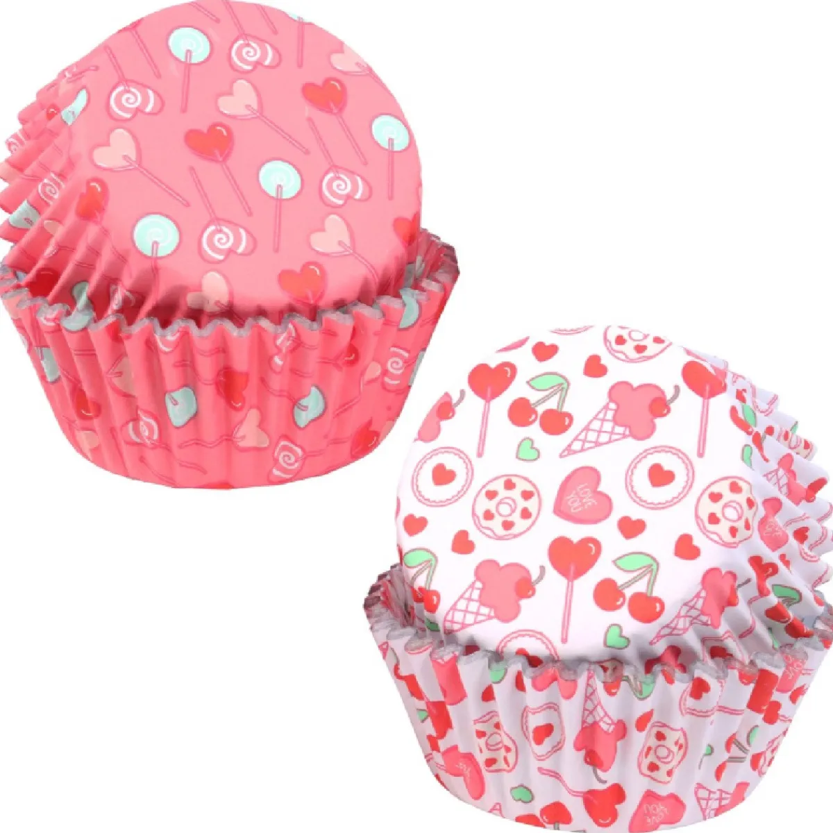 PME Cupcake Vormpjes Zoete Liefde Ø52mm 60st. New