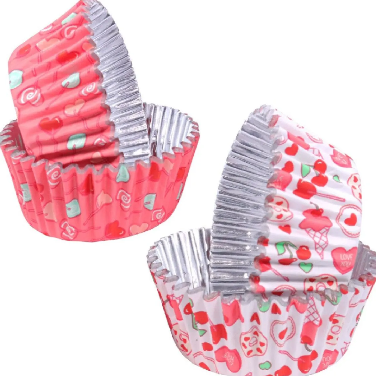 PME Cupcake Vormpjes Zoete Liefde Ø52mm 60st. New