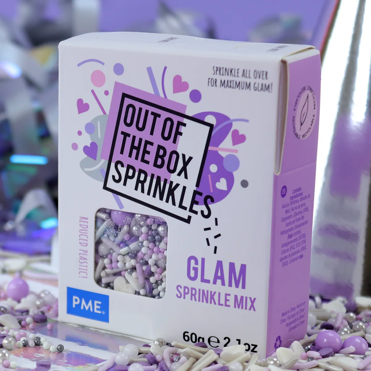 PME Glamour Sprinkle Mix (Out of the Box) 60g Clearance