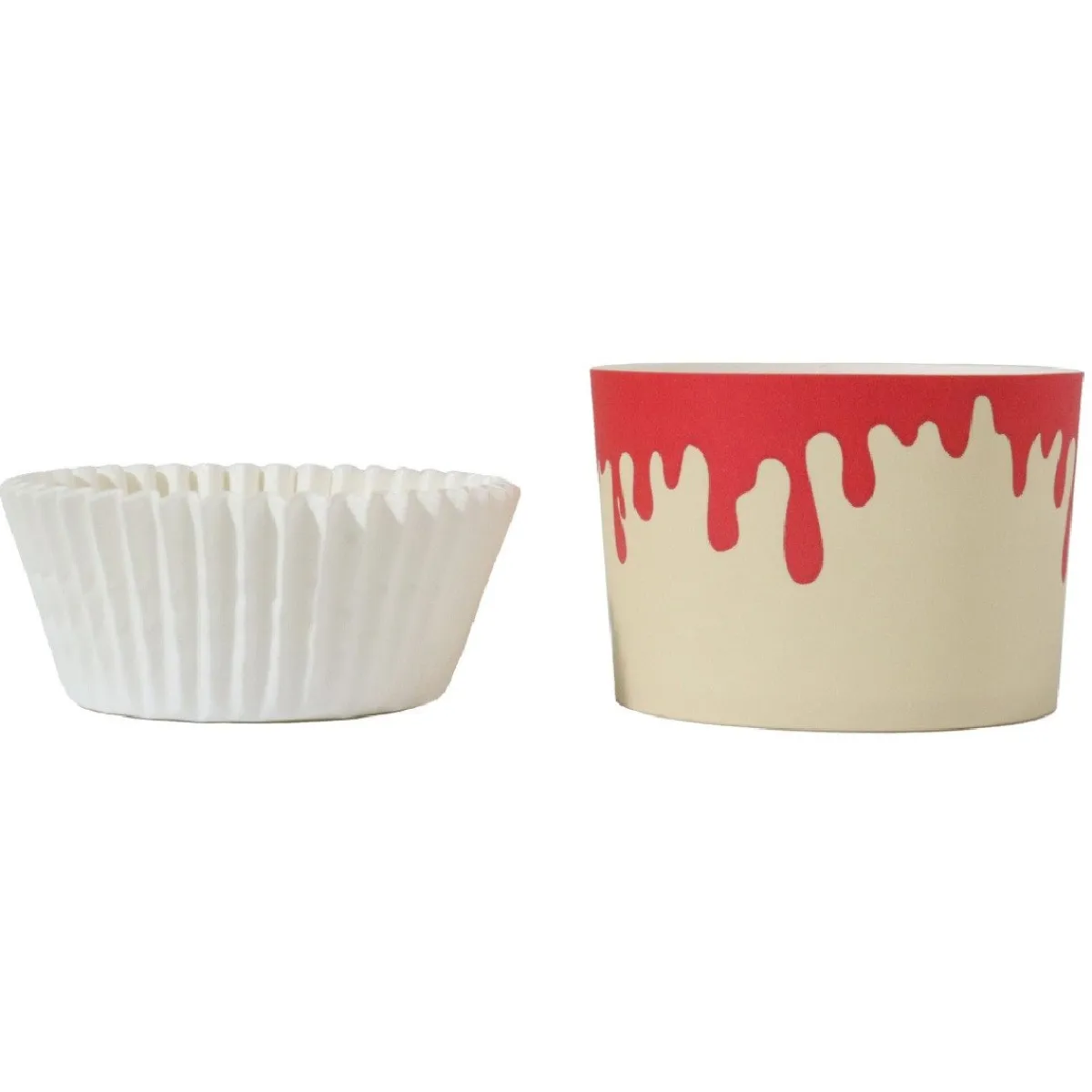 PME Halloween Cupcake Vormpjes Druppelend Bloed Ø45mm 12st** Outlet