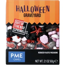 PME Halloween Graveyard Sprinkle Mix (Out of the Box) 60g New