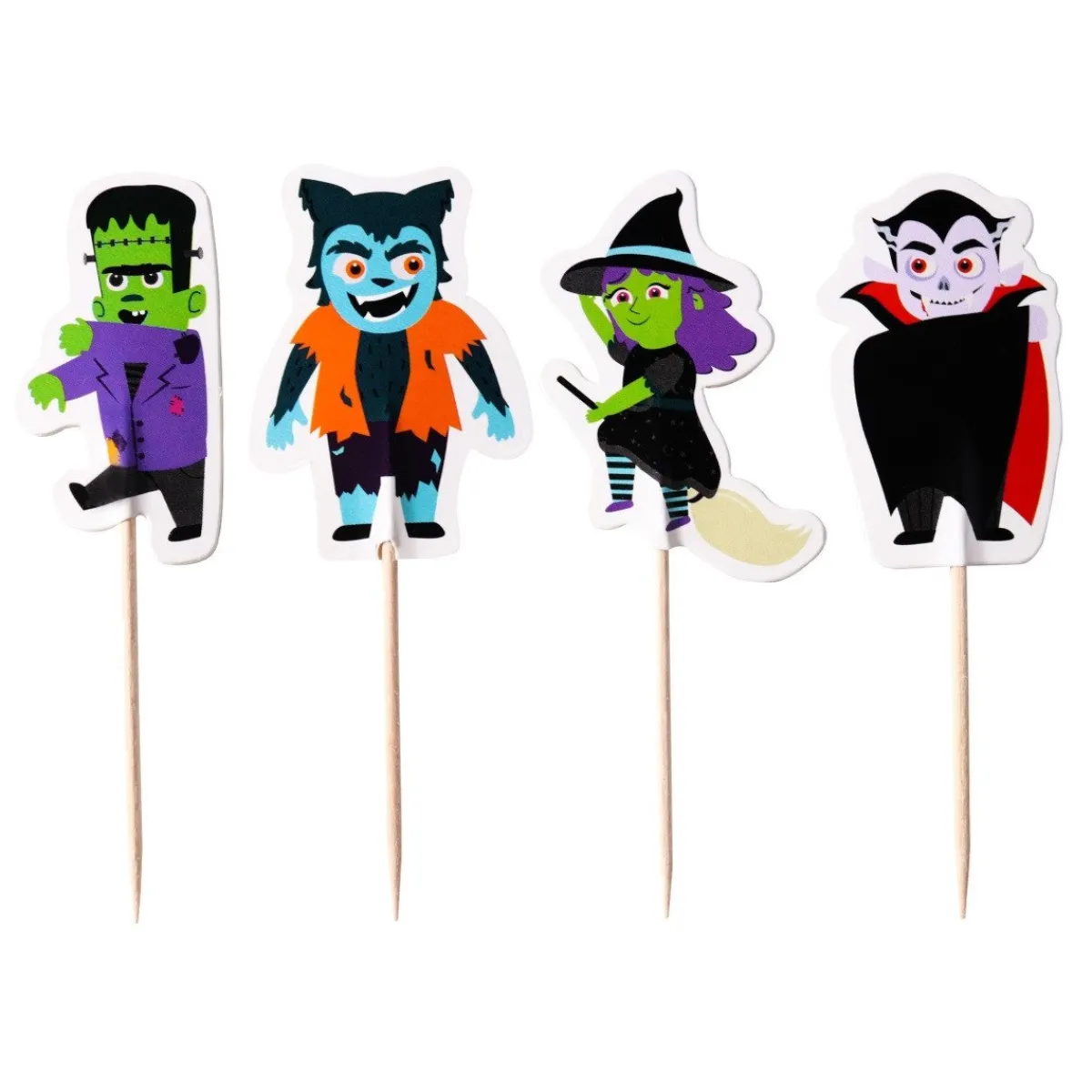 PME Halloween Taartprikkers Griezelige Personages 24st. Best