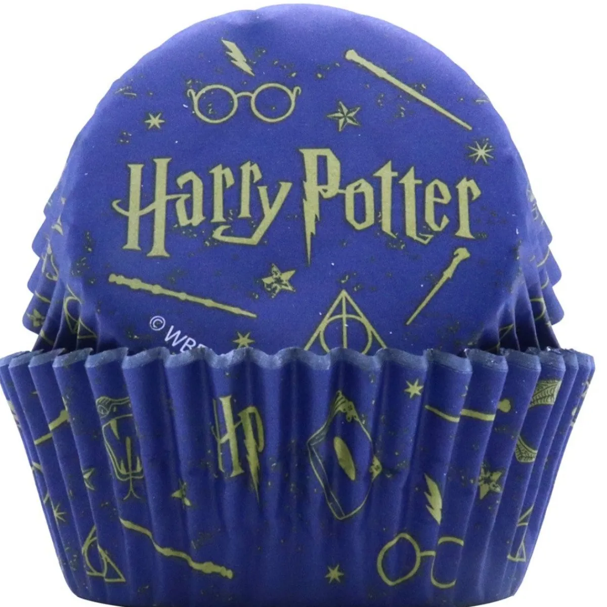 PME Harry Potter Cupcake Vormpjes Folie Goud Ø52mm 30st.