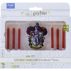 PME Harry Potter Taartkaarsjes Griffoendor Set/7 Outlet