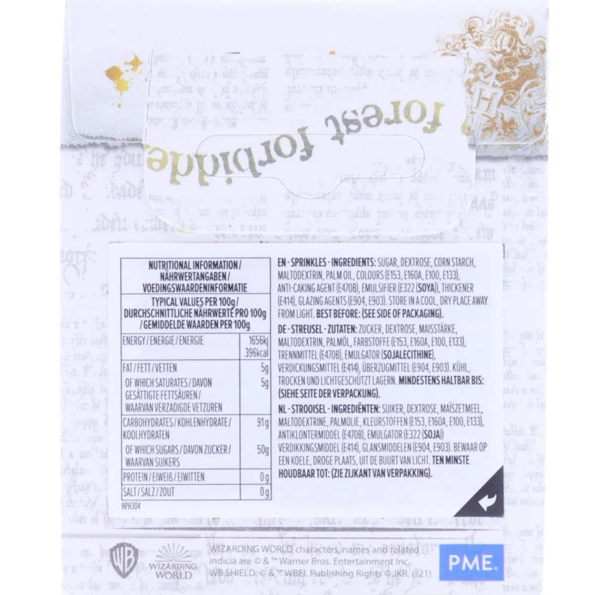 PME Harry Potter Zwadderich Sprinkle Mix 60g Clearance