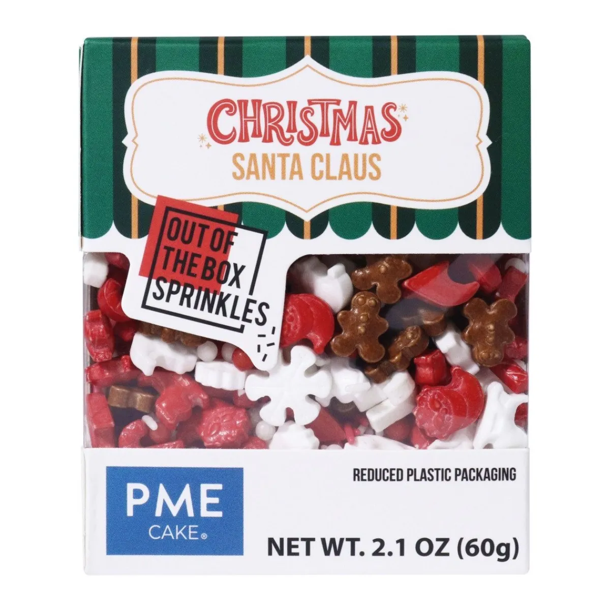 PME Kerstman Sprinkle Mix (Out of the Box) 60g New
