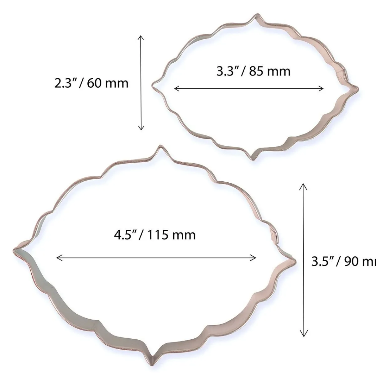 PME Koekjes Uitsteker Plaque Style 6 Set/2** New