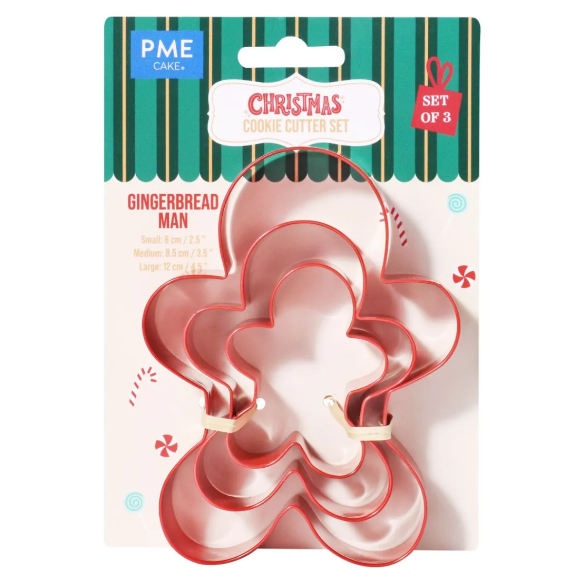 PME Koekjes Uitstekers Gingerbread Set/3 Discount