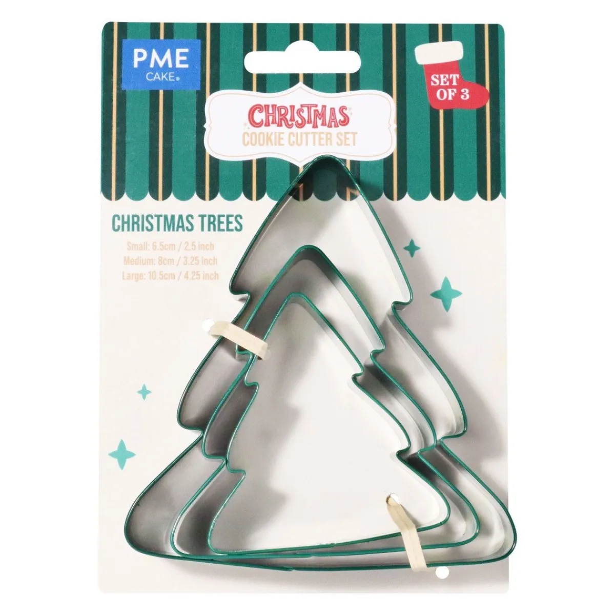PME Koekjes Uitstekers Kerstbomen Set/3 Outlet