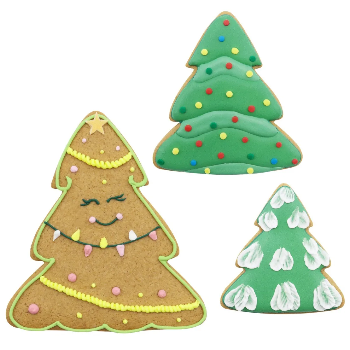 PME Koekjes Uitstekers Kerstbomen Set/3 Outlet