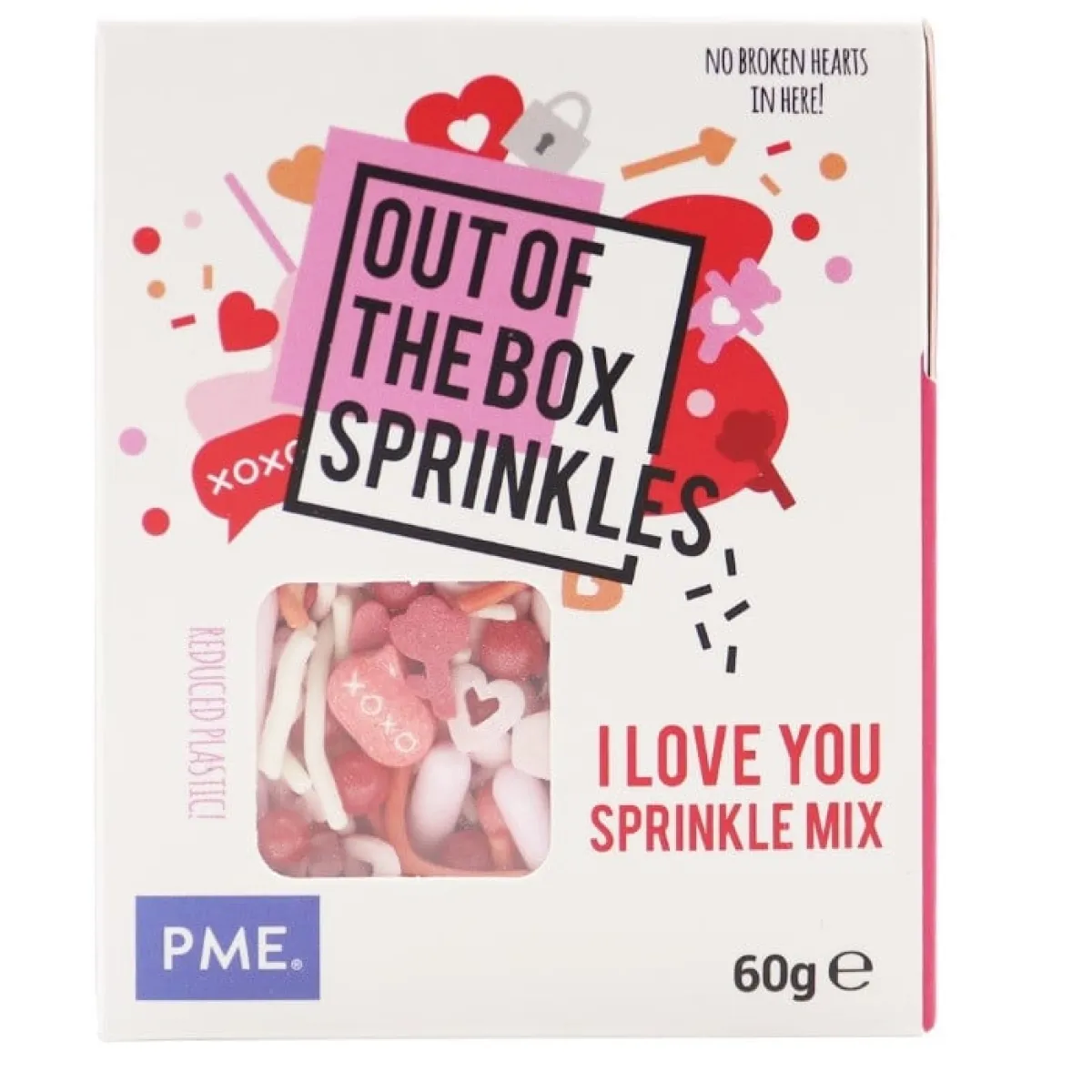 PME Liefde Sprinkle Mix (Out of the Box) 60g New