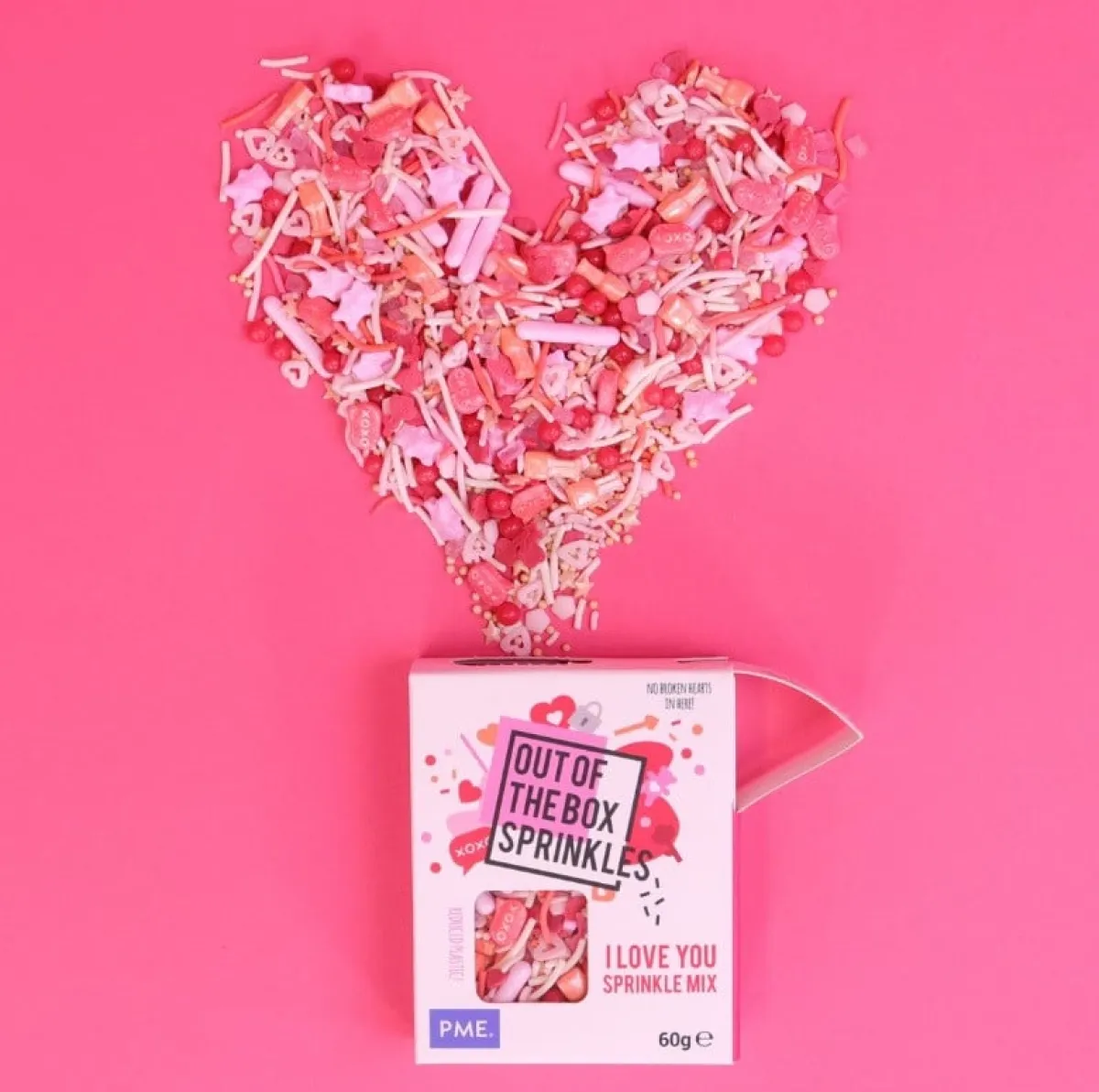 PME Liefde Sprinkle Mix (Out of the Box) 60g New