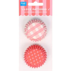 PME Mini Cupcake Vormpjes Liefdes Patronen Ø33mm 60st. Online