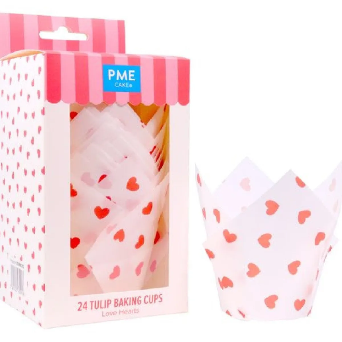 PME Muffin Cups Hartjes 24st. Sale