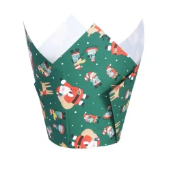 PME Muffin Cups Kerstman 24st Discount